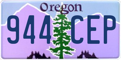 OR license plate 944CEP