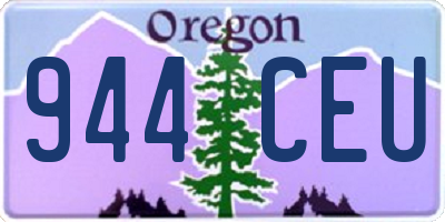 OR license plate 944CEU