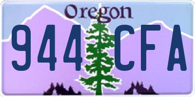 OR license plate 944CFA