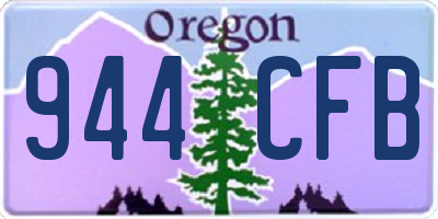 OR license plate 944CFB