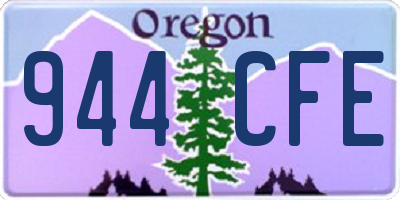 OR license plate 944CFE