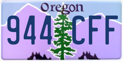 OR license plate 944CFF