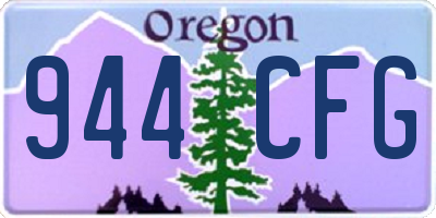 OR license plate 944CFG