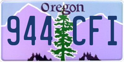 OR license plate 944CFI