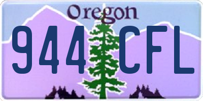OR license plate 944CFL