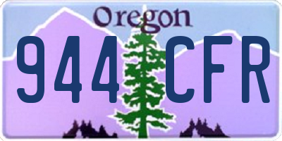 OR license plate 944CFR