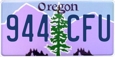 OR license plate 944CFU