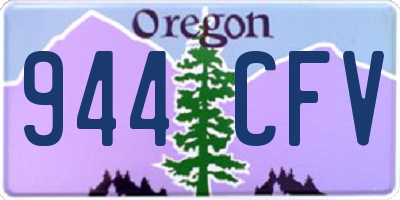 OR license plate 944CFV