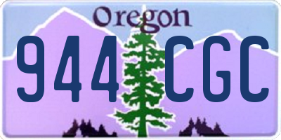 OR license plate 944CGC