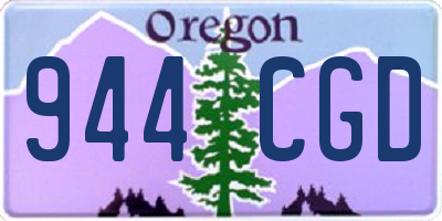 OR license plate 944CGD