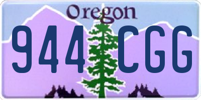 OR license plate 944CGG