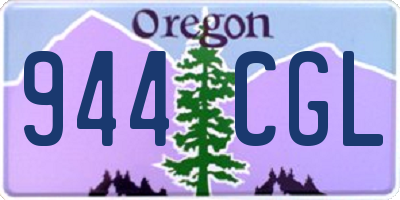 OR license plate 944CGL