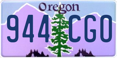 OR license plate 944CGO