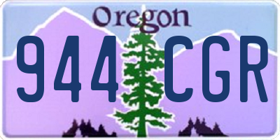 OR license plate 944CGR
