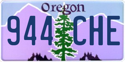 OR license plate 944CHE