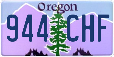 OR license plate 944CHF