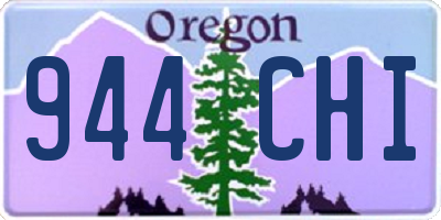 OR license plate 944CHI