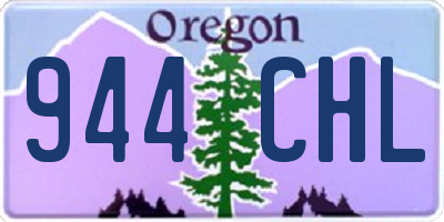 OR license plate 944CHL