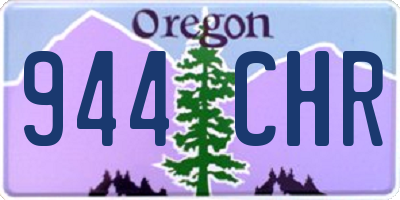 OR license plate 944CHR