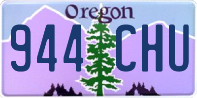OR license plate 944CHU