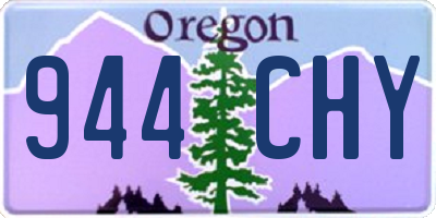 OR license plate 944CHY