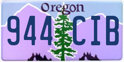 OR license plate 944CIB