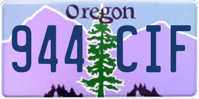 OR license plate 944CIF