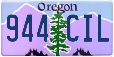 OR license plate 944CIL