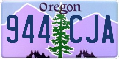OR license plate 944CJA
