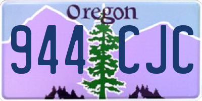 OR license plate 944CJC