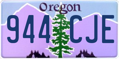 OR license plate 944CJE