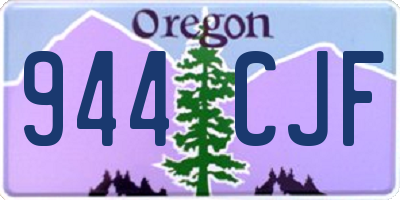 OR license plate 944CJF