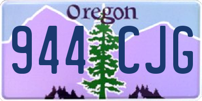 OR license plate 944CJG