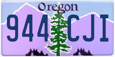 OR license plate 944CJI