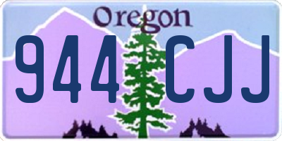 OR license plate 944CJJ