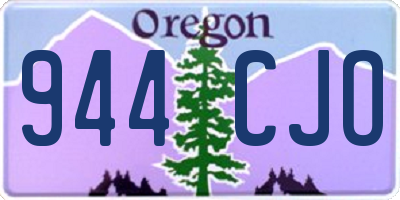 OR license plate 944CJO