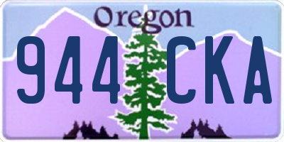 OR license plate 944CKA