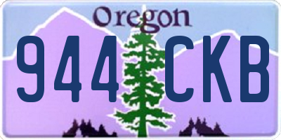 OR license plate 944CKB