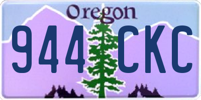 OR license plate 944CKC