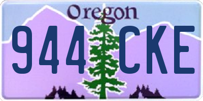 OR license plate 944CKE