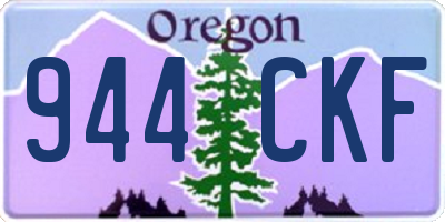 OR license plate 944CKF