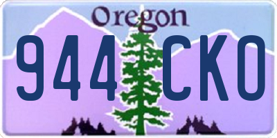 OR license plate 944CKO