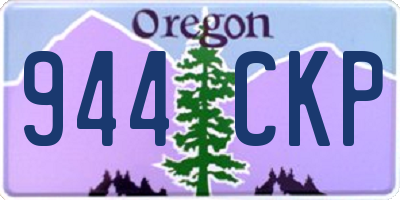 OR license plate 944CKP