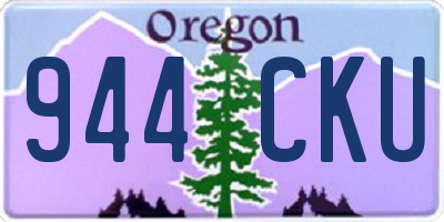 OR license plate 944CKU
