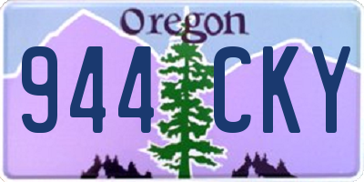 OR license plate 944CKY