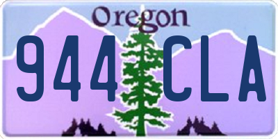 OR license plate 944CLA