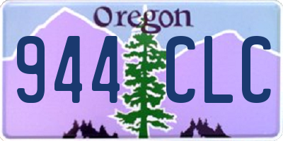 OR license plate 944CLC