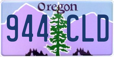 OR license plate 944CLD