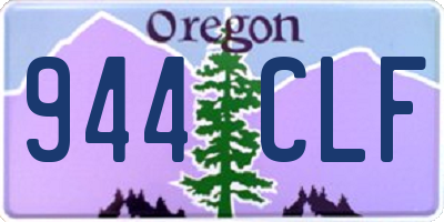OR license plate 944CLF