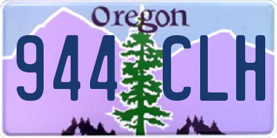 OR license plate 944CLH